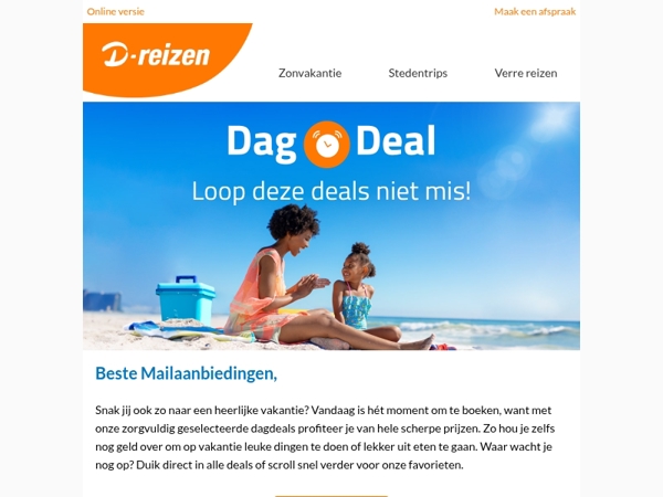 Grijp je kans: betaalbare zonvakanties!