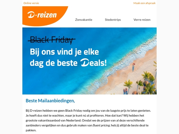 Black Friday? Elke dag de beste deals!