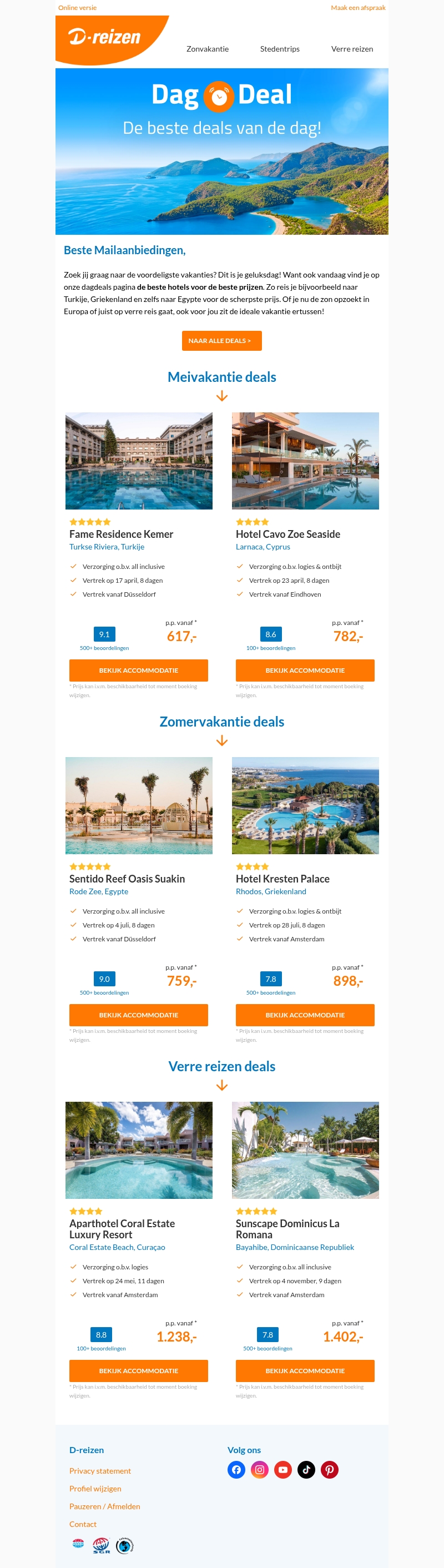 Dagdeals: van deze scherpe prijzen ga je stralen ☀️ Dagdeals: van deze scherpe prijzen ga je stralen ☀️
