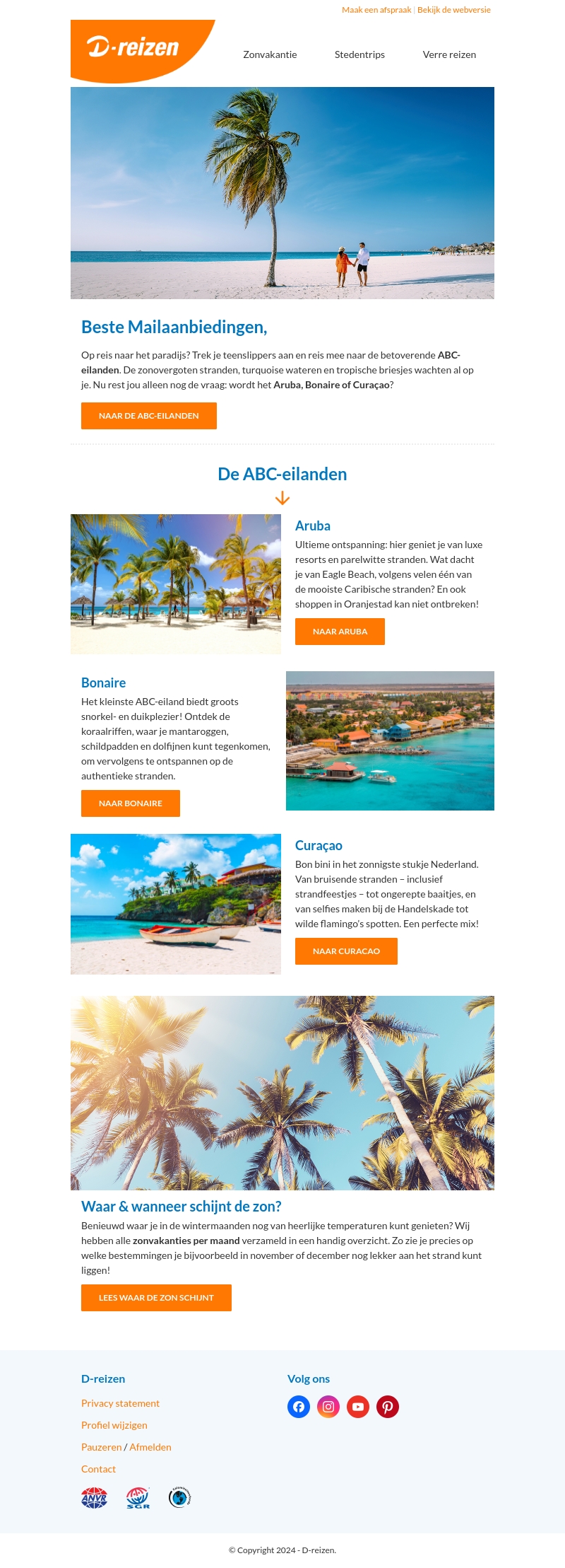 Weerbericht: héél veel zon... ☀️ Weerbericht: héél veel zon... ☀️