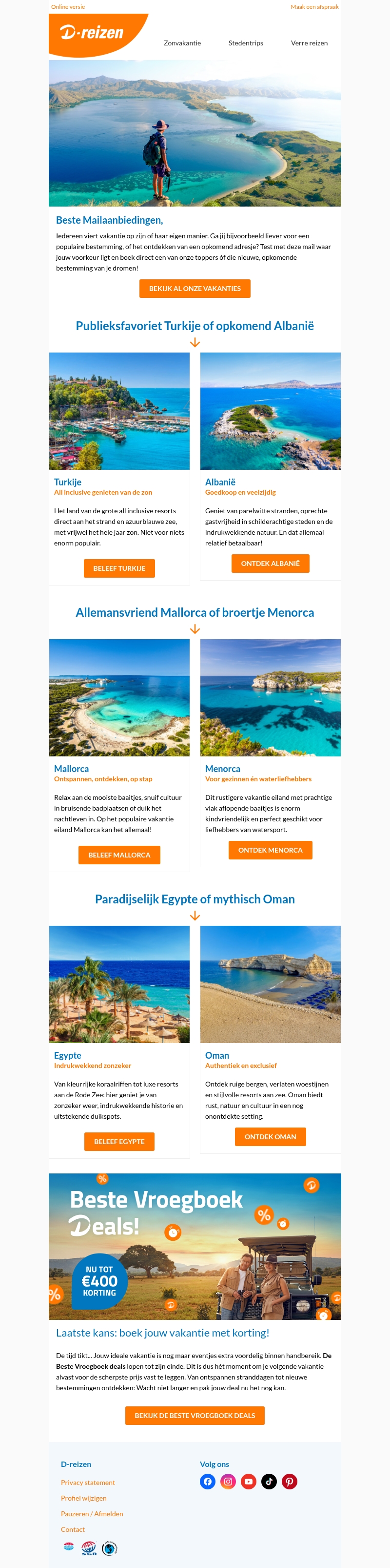 Turkije of Albanië? Mallorca of Menorca? Ontdek jouw favoriet. ☀️ Turkije of Albanië? Mallorca of Menorca? Ontdek jouw favoriet. ☀️