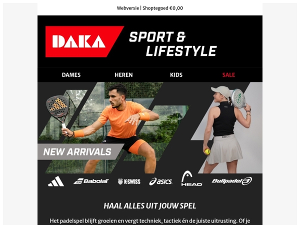 Ontdek de nieuwe padel collectie | Smash harder, speel slimmer