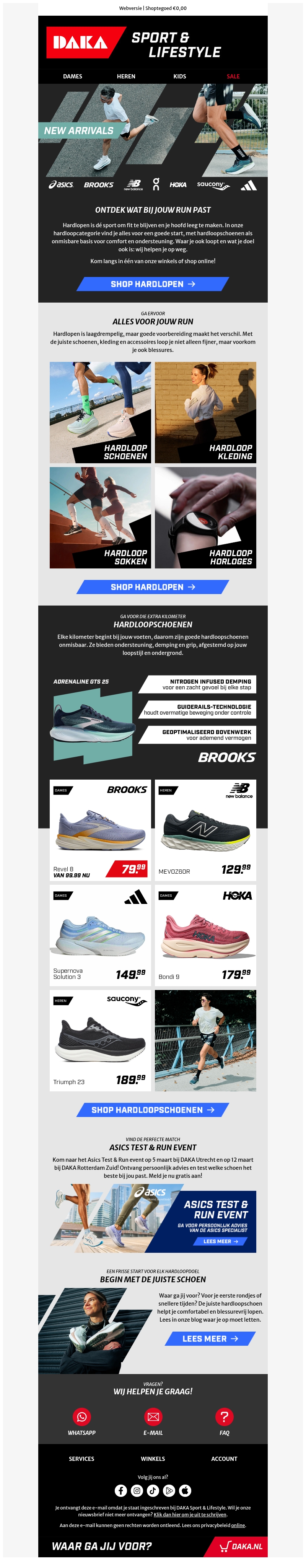 Ontdek alles voor jouw run | Van schoenen tot kleding ๐ Ontdek alles voor jouw run | Van schoenen tot kleding ๐