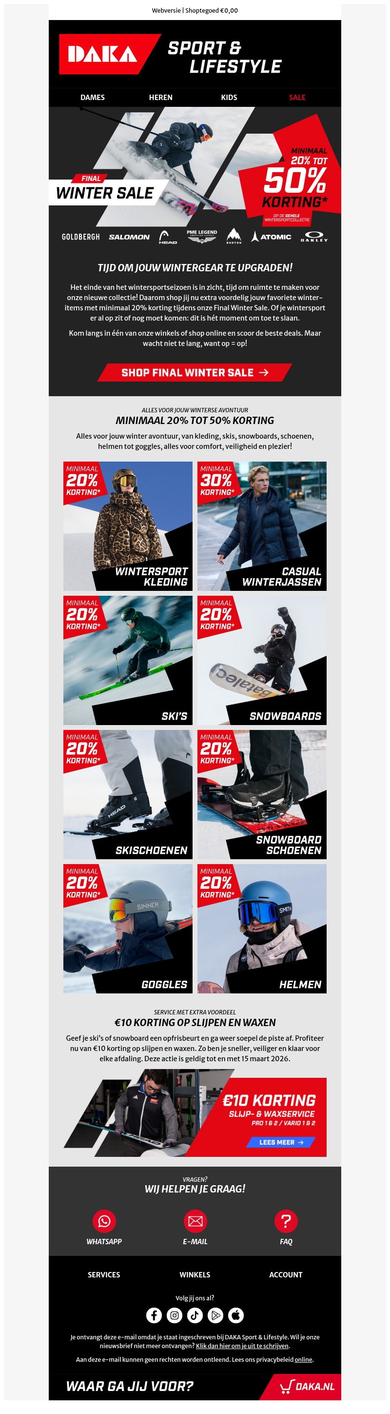 Final Winter Sale | 20% tot 50% korting❄️ Final Winter Sale | 20% tot 50% korting❄️