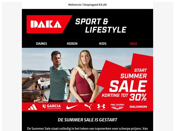 Shop tot 30% korting tijdens de Summer Sale ☀️
