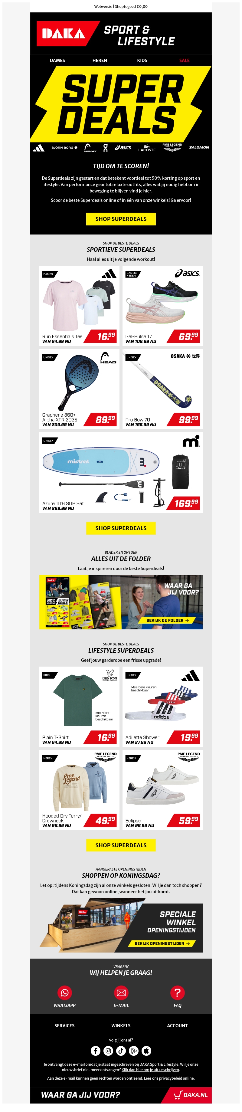 Start Superdeals | Tot 50% korting op jouw favorieten Start Superdeals | Tot 50% korting op jouw favorieten