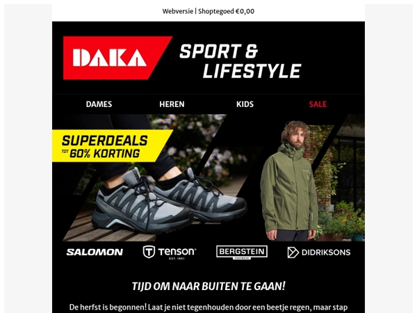 Superdeals voor een vrolijke, droge herfst!🍂