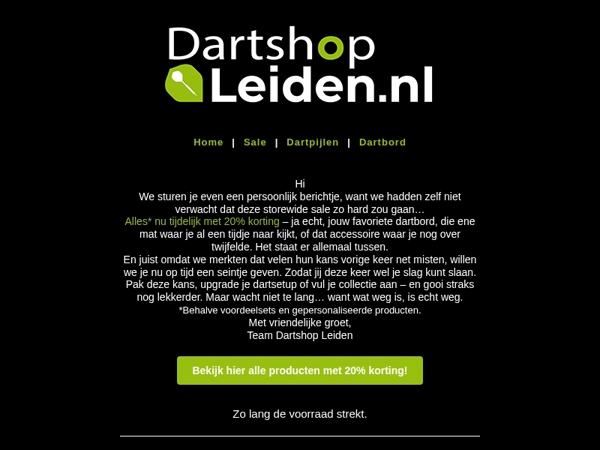 Oeps… deze sale gaat véél harder dan verwacht 😳