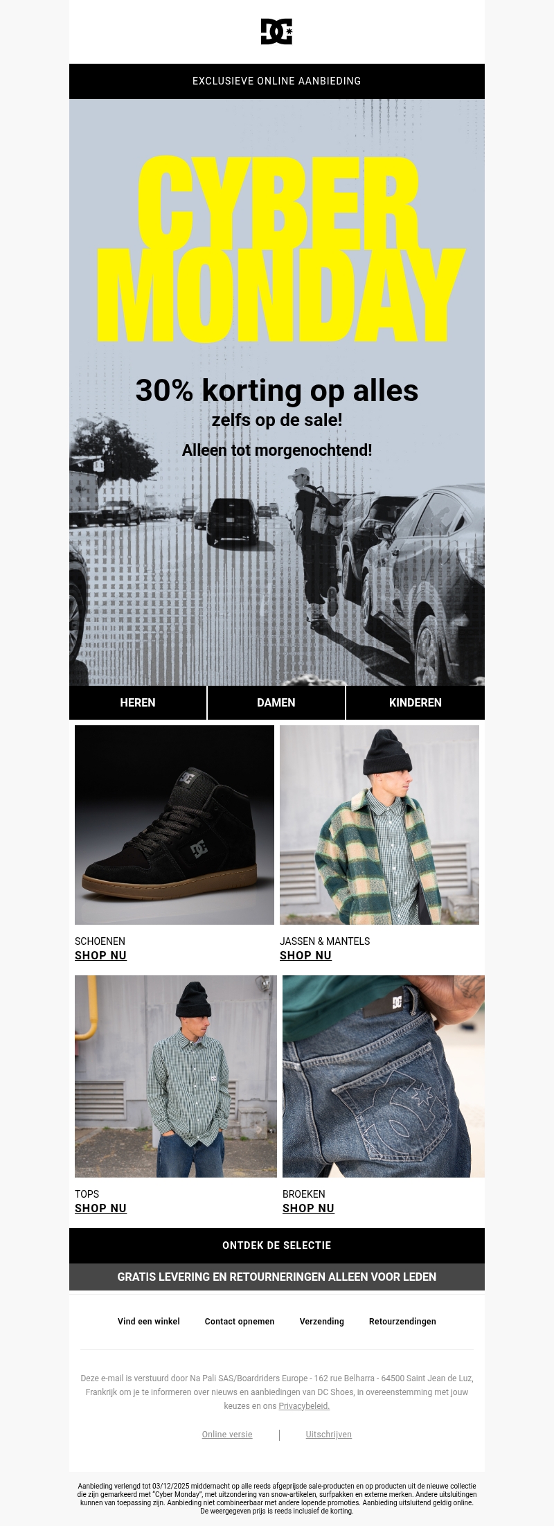 Uitzonderlijke verlenging van Cyber Monday! Uitzonderlijke verlenging van Cyber Monday!