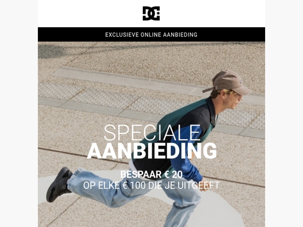 Speciale aanbieding: € 20 cadeau bij besteding van € 100!