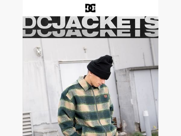 Kleed je warm aan met DC-jassen.