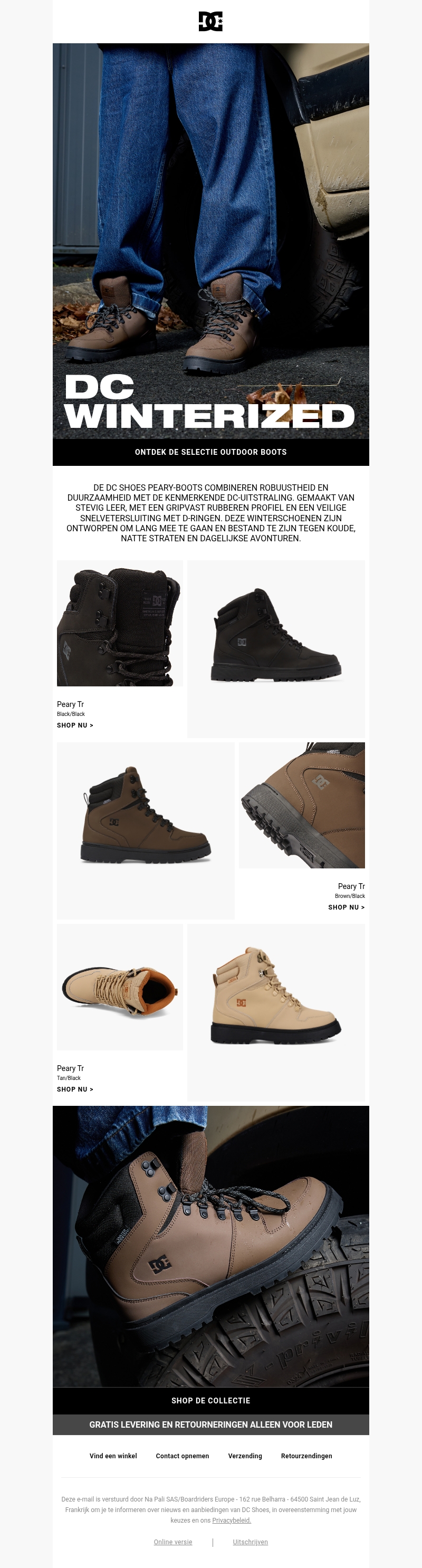 Peary Boots: robuust en duurzaam. Peary Boots: robuust en duurzaam.