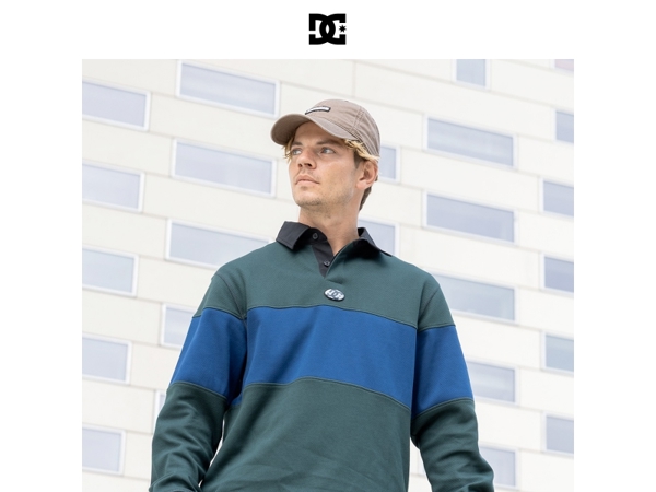 Creëer je herfstlook met DC-fleeces en sweaters.
