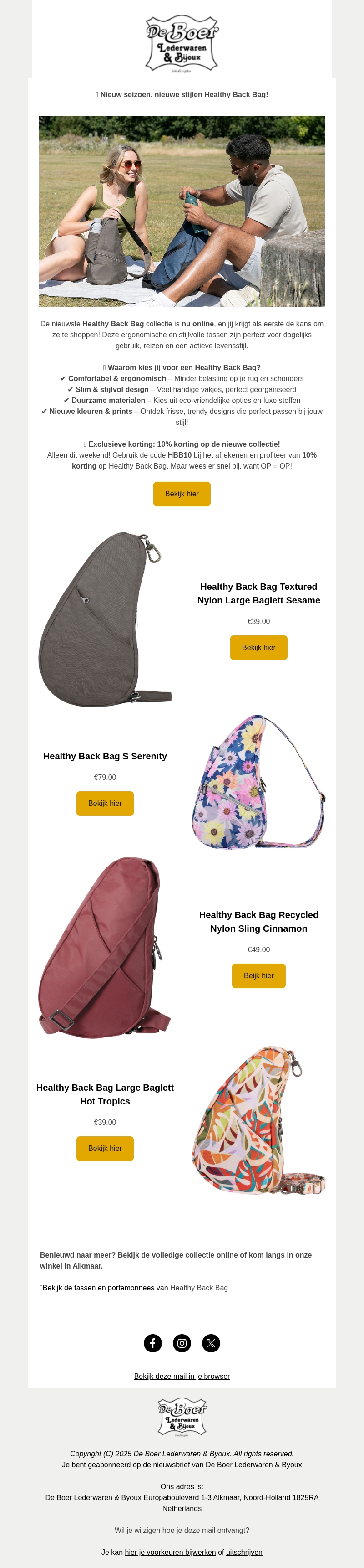 Nieuw binnen! De Healthy Back Bag collectie + exclusieve weekendkorting 🎒✨ Nieuw binnen! De Healthy Back Bag collectie + exclusieve weekendkorting 🎒✨