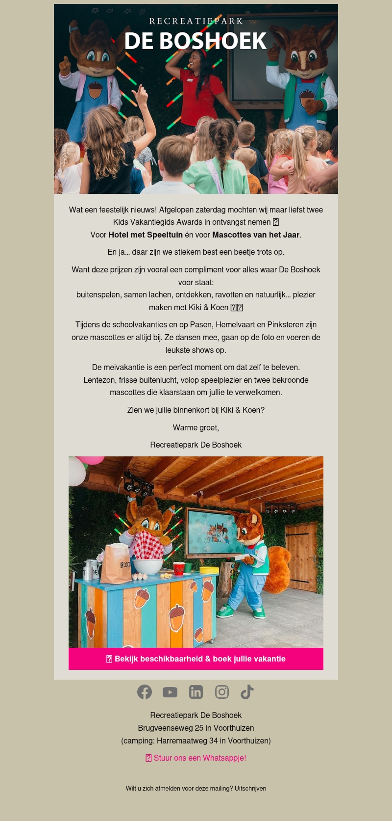 π Dubbel bekroond! Vier vakantie met Kiki & Koen π Dubbel bekroond! Vier vakantie met Kiki & Koen