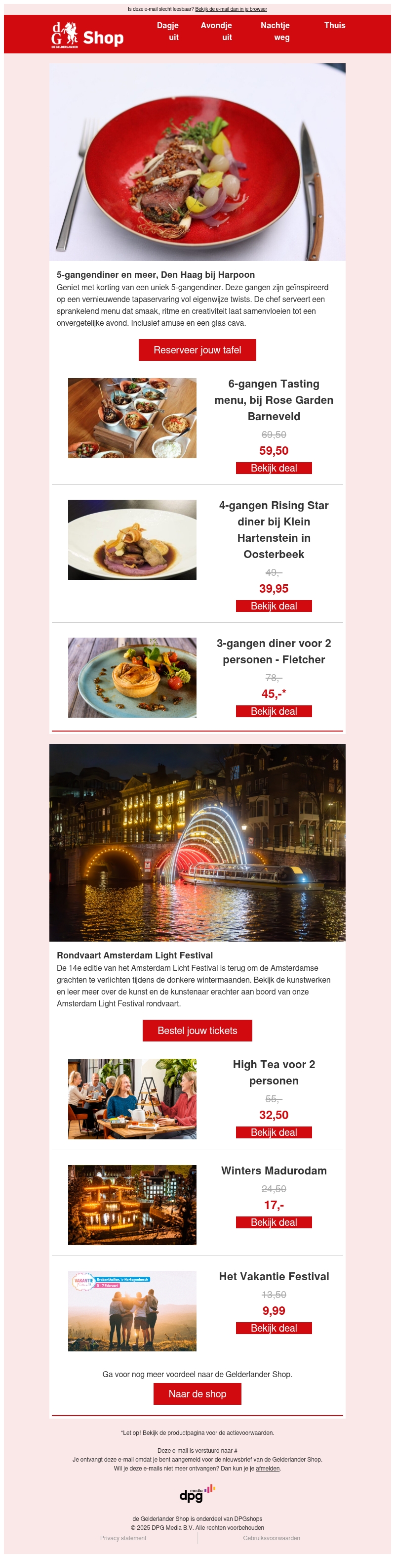 Ga ook na kerst heerlijk samen dineren met korting Ga ook na kerst heerlijk samen dineren met korting