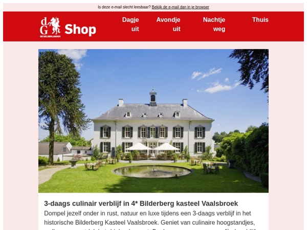 Dompel jezelf voordelig onder in rust, natuur en luxe