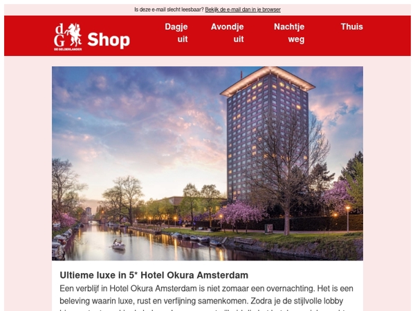 Geniet van ultieme luxe bij Hotel Okura in Amsterdam