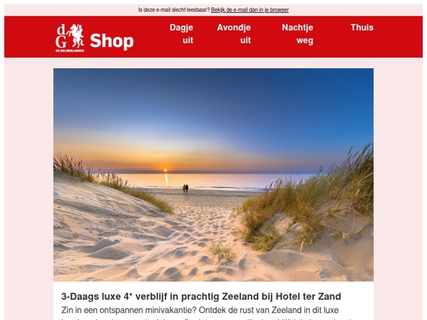 Geniet van een ontspannen minivakantie in Zeeland