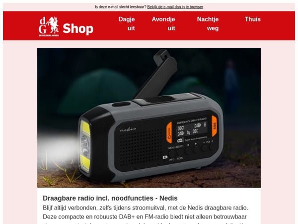 Blijf altijd verbonden, zelfs tijdens stroomuitval