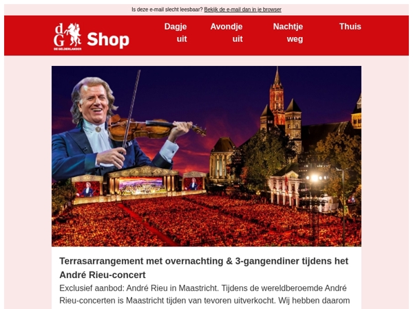 ​Exclusief aanbod: André Rieu in Maastricht
