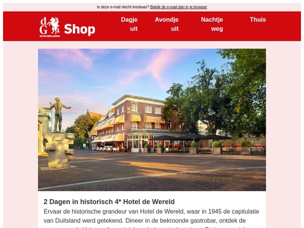 Ervaar de historische grandeur van Hotel de Wereld