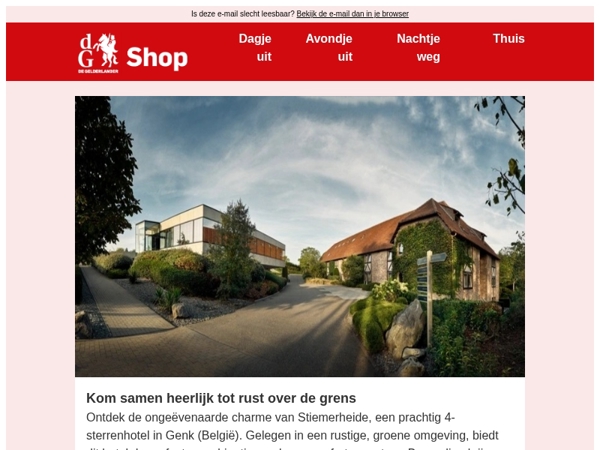 Kom samen heerlijk tot rust in een luxe hotel