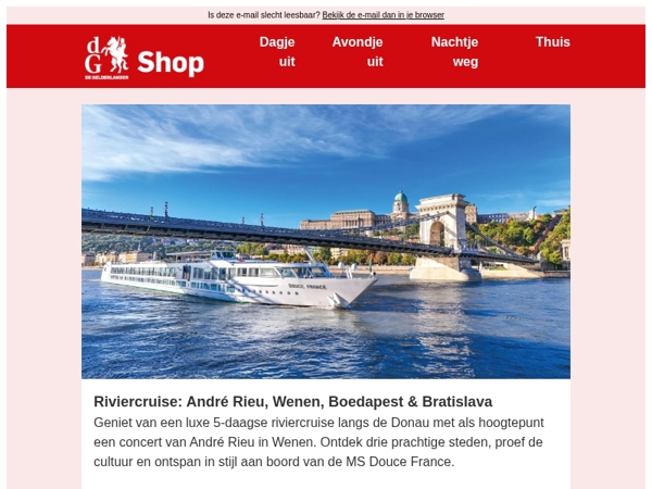Luxe riviercruise langs de Donau
