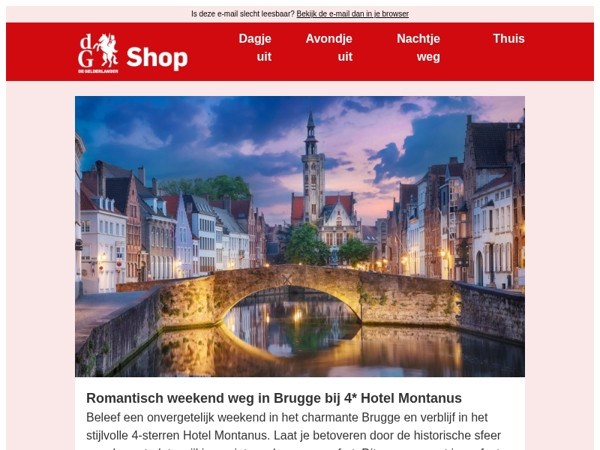 Beleef een onvergetelijk weekend in het charmante Brugge