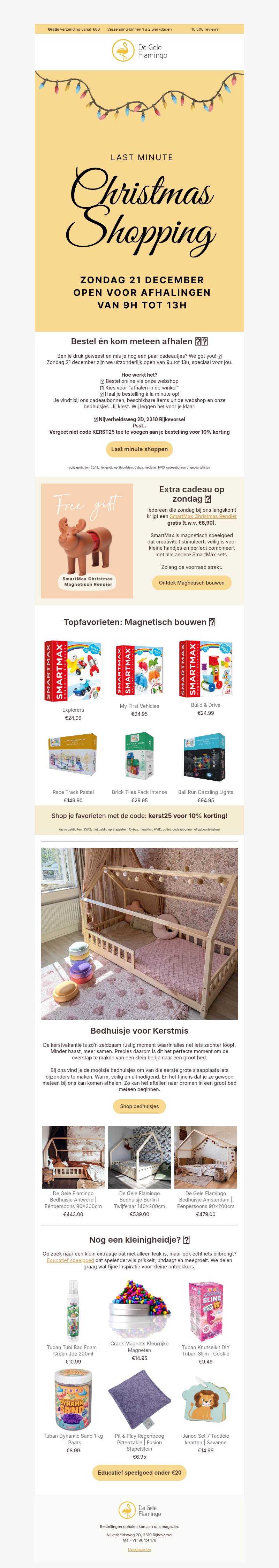 Morgen open! Nog snel je cadeautjes scoren ๐ Morgen open! Nog snel je cadeautjes scoren ๐