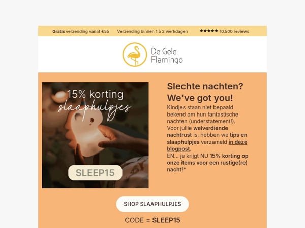 NU -15% op slaaphulpjes voor betere nachten 💛