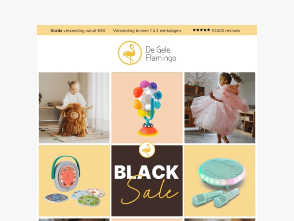 Laatste kans op -10%! 🖤 Shop nu met Black Sale!