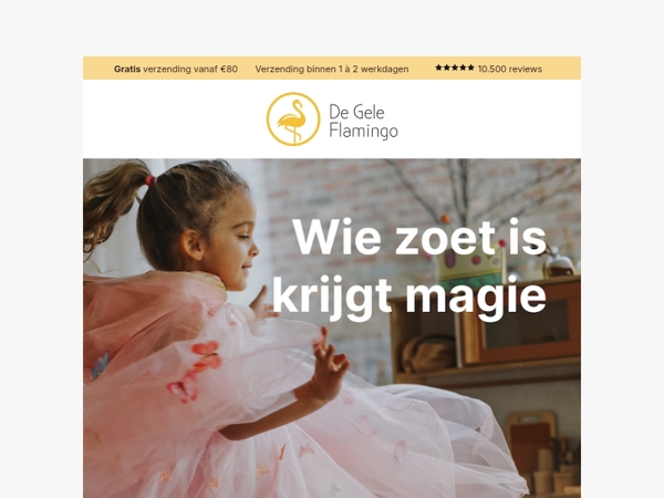 Sint Actie: Shop nu met 10% korting op speelgoed! 💛