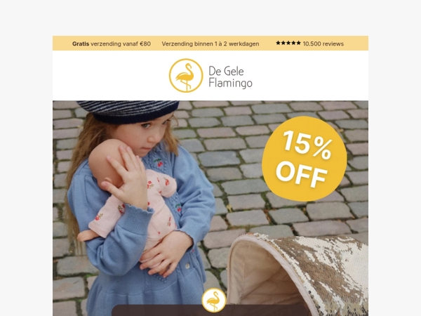 Vandaag 15% korting! Geniet van onze Black Sale! 🖤