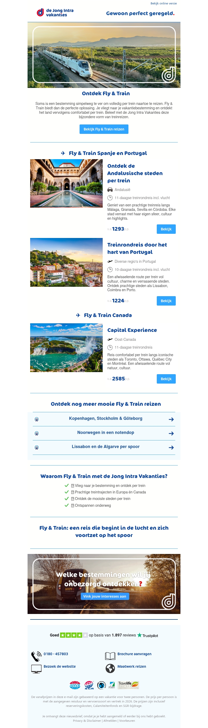 βοΈπ Ontdek meer met Fly & Train βοΈπ Ontdek meer met Fly & Train
