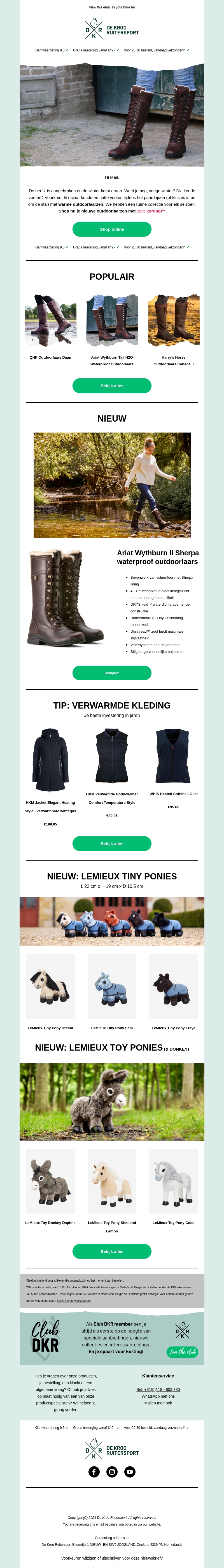 -15% op alle outdoorlaarzen 🍂 -15% op alle outdoorlaarzen 🍂