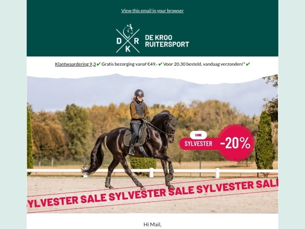 20% korting op bijna alles!* 🤩