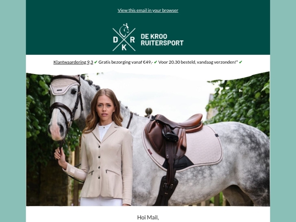 -20% op caps & wedstrijdkleding 🏅
