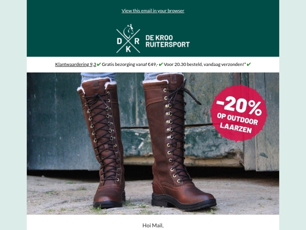 Warme outdoorlaarzen met -20% 👢