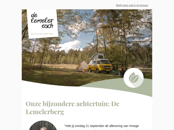 🎥 Vroege Vogels van BNNVARA verbleef bij ons op de camping!