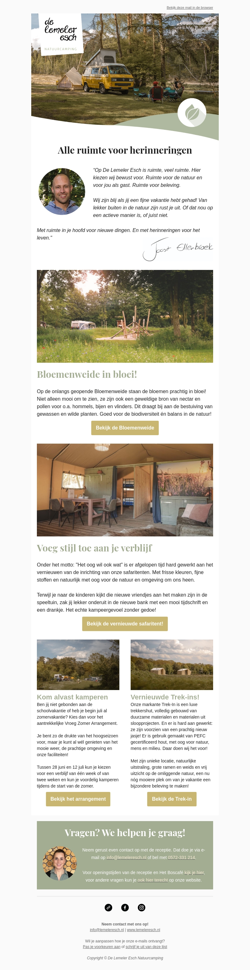 Alle ruimte Alle ruimte