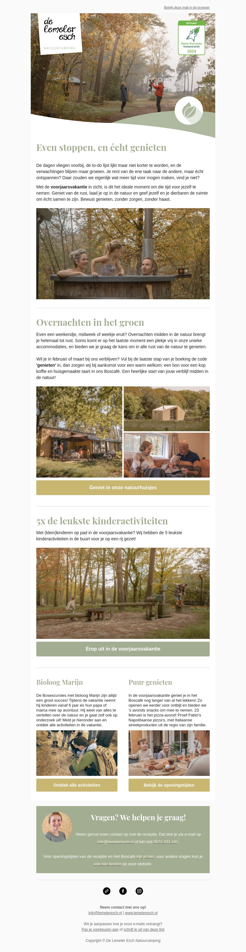 Even stoppen, en écht genieten 🌿 Even stoppen, en écht genieten 🌿