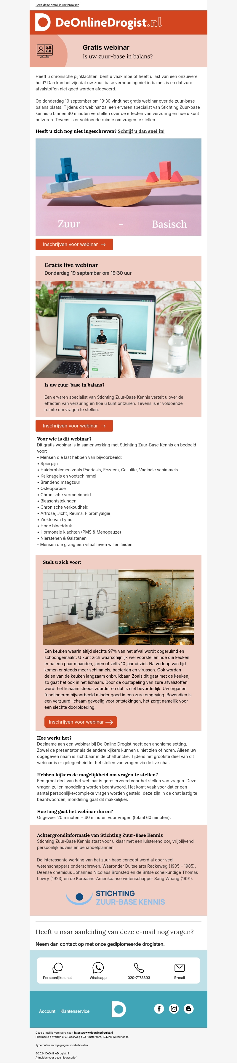 Heeft u zich al aangemeld voor het gratis webinar over zuur-base? Heeft u zich al aangemeld voor het gratis webinar over zuur-base?