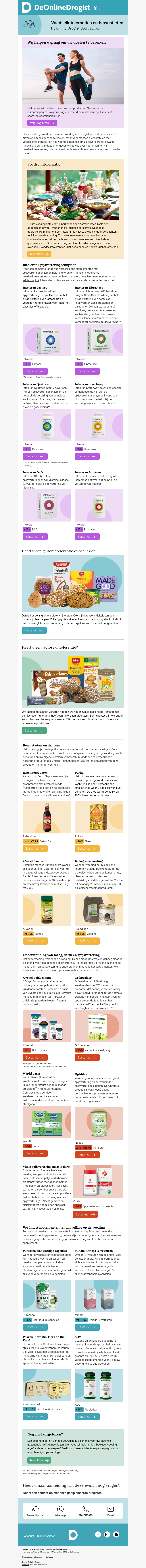 Kiest u ook voor bewuste voeding? Kiest u ook voor bewuste voeding?