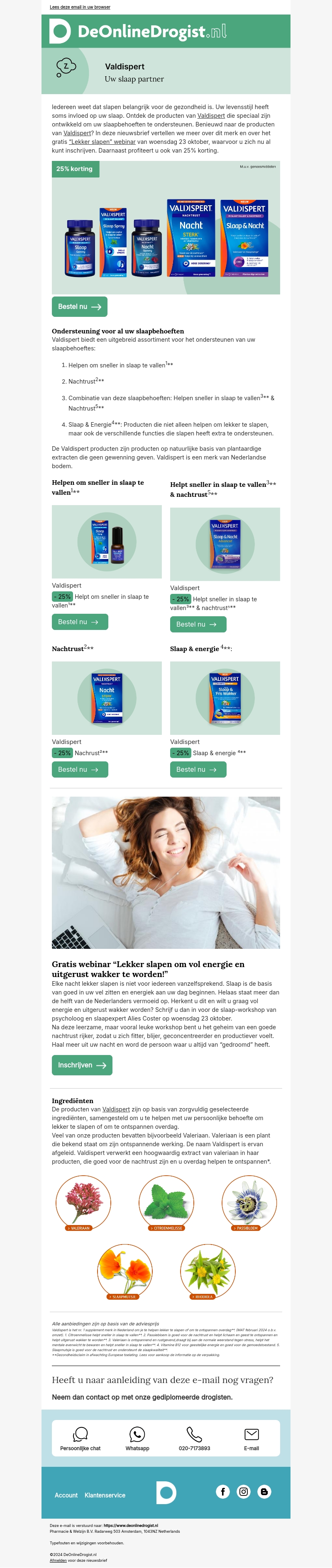 Ondersteun uw nachtrust met Valdispert Ondersteun uw nachtrust met Valdispert
