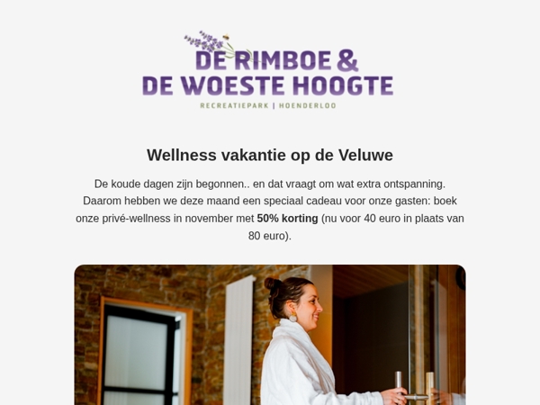 Wellness vakantie op de Veluwe ✨