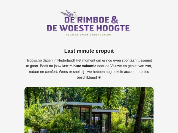 Last minute afkoelen op de Veluwe ☀️