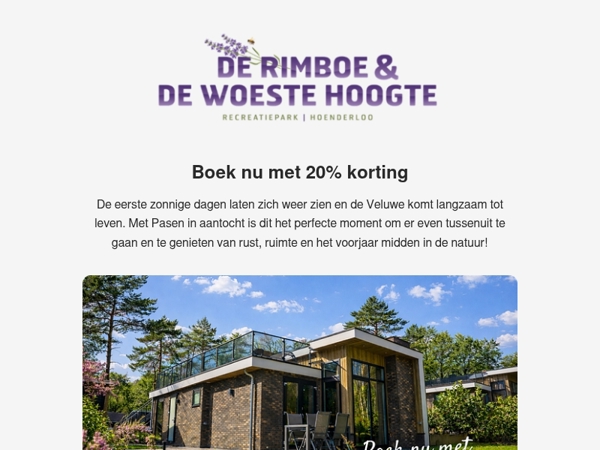 Geniet van het voorjaar met 20% korting 💜