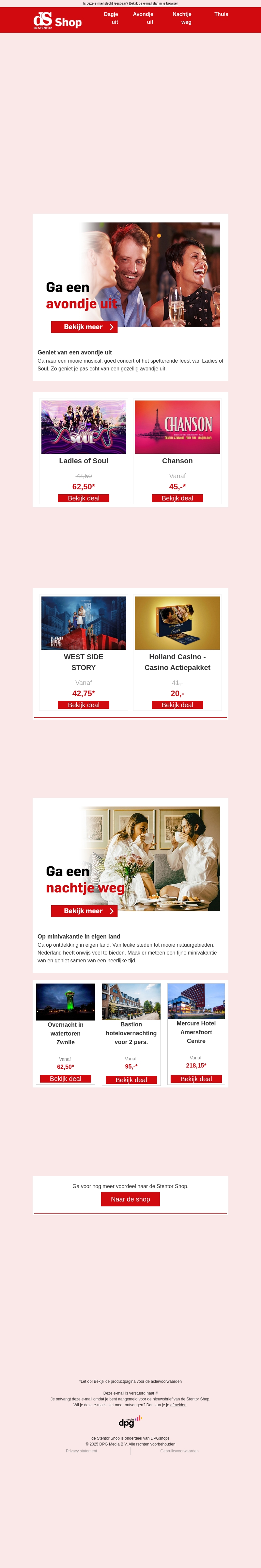 Heel veel voordeel op leuke avondjes uit Heel veel voordeel op leuke avondjes uit