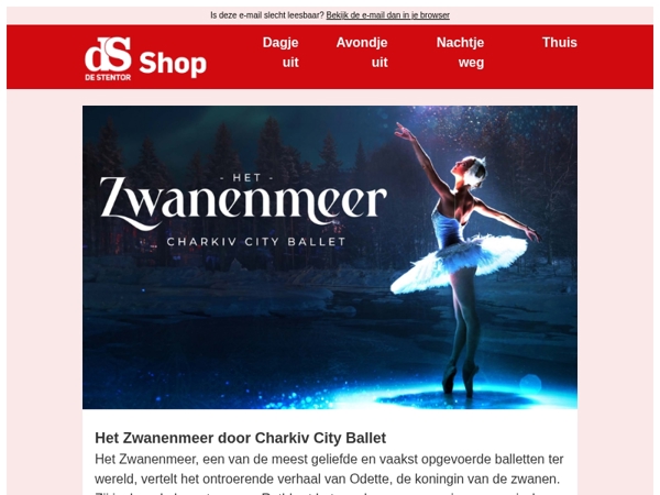 Mis dit wereldberoemde ballet niet